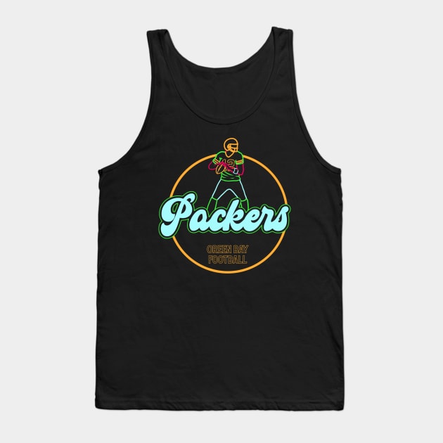 Green Bay Packers Tank Top by Zivanya's art